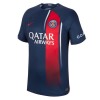 Conjunto (Camiseta+Pantalón Corto) Paris Saint-Germain Dembele 10 Primera Equipación 23-24 - Niño